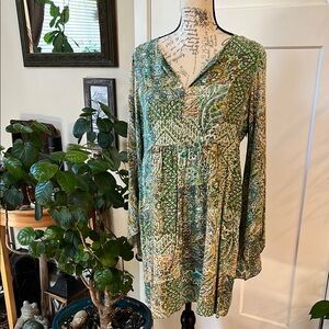 Floreat Multicolor Patterned Dress